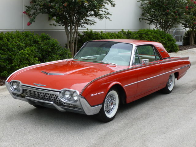 rare 1962 ford thunderbird - m code tri-power engine