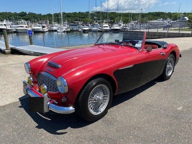 1957 austin healey 3000 100 6 43k original miles factory hard top