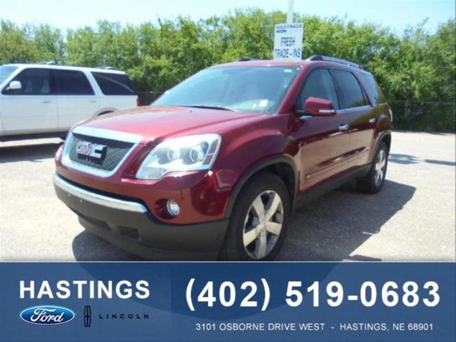 2010 gmc acadia slt-1 awd slt-1 4dr suv for sale in good samaritan village, nebraska