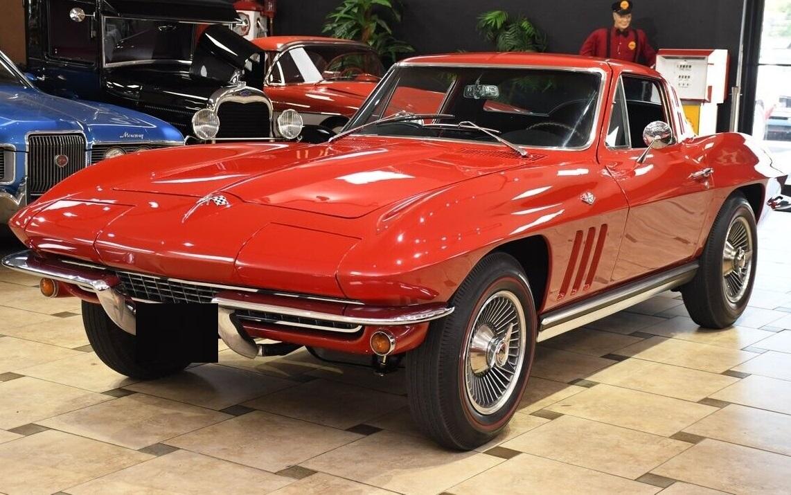 1965 chevrolet corvette coupe l76 red highly desirable coupe