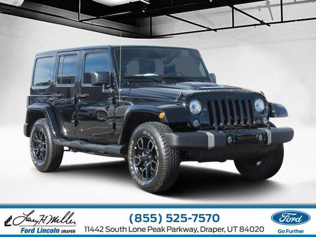 2018 jeep wrangler unlimited sahara 4x4 sahara 4dr suv for sale in draper, utah