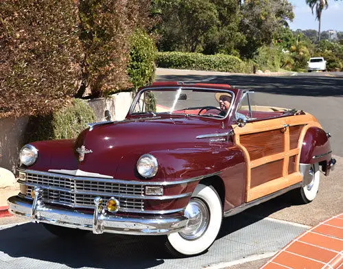 californiaclassix 1948 chrysler woody convertible