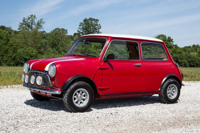 1967 austin mini cooper supercharged 1380cc 4 speed new paint and interior