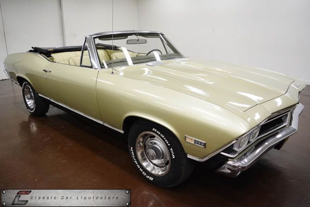 1968 chevrolet chevelle ss396 convertible