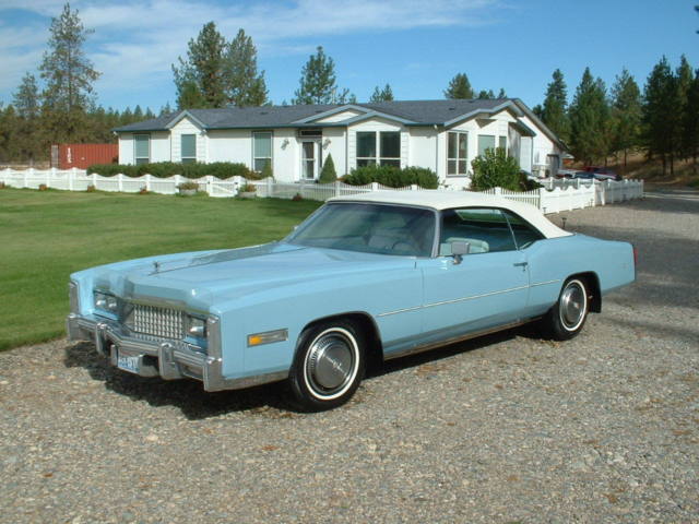 1975 cadillac eldorado convertible! beautiful! garaged! fiberglass boot! nice!!!