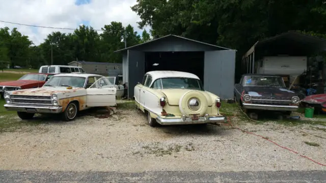 nash statesman, project , rat rod, classic car, amc, barn find