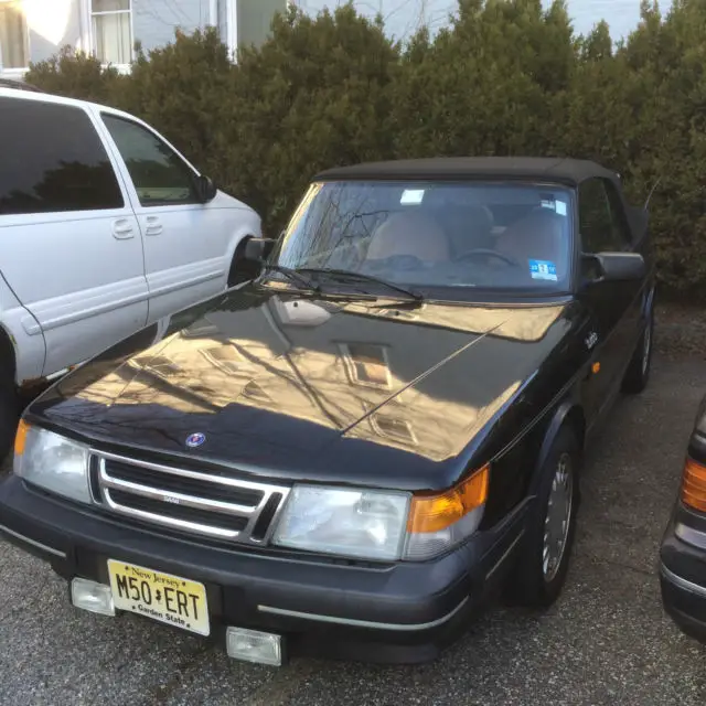 1988 saab 900 turbo convertible black 2nd owner parts