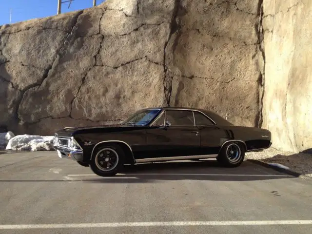 1966 chevrolet chevelle ss black on black restomod