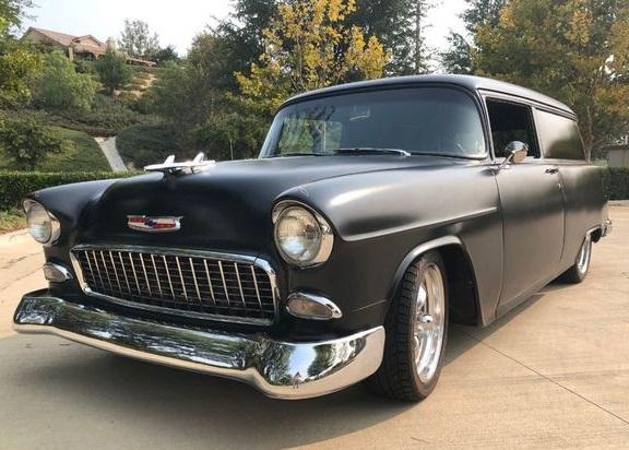 1955 chevrolet custom panel wagon 6 speed tremec manual trans