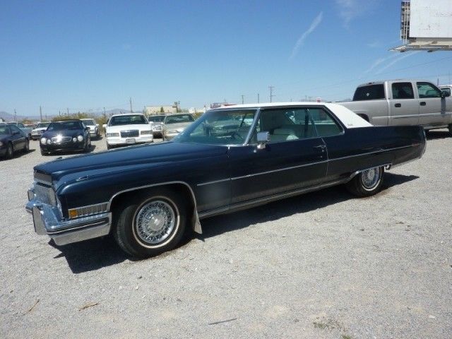 1973 cadillac coupe deville 92000 miles xint nevada car all original very nice