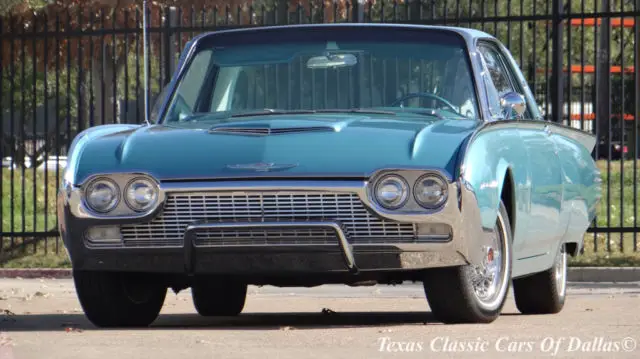 1961 ford thunderbird 390 base hardtop 2-door 6.4l v8 teal restored