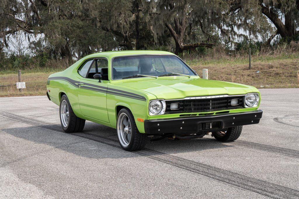 1973 plymouth duster green automatic 3579 miles