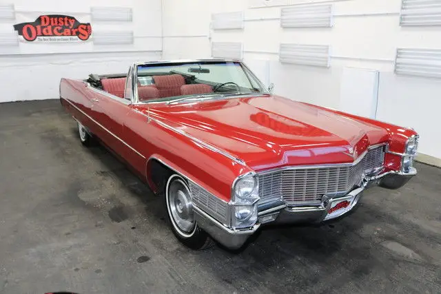 1965 red runs drives body inter excel 429v8 3 spd!