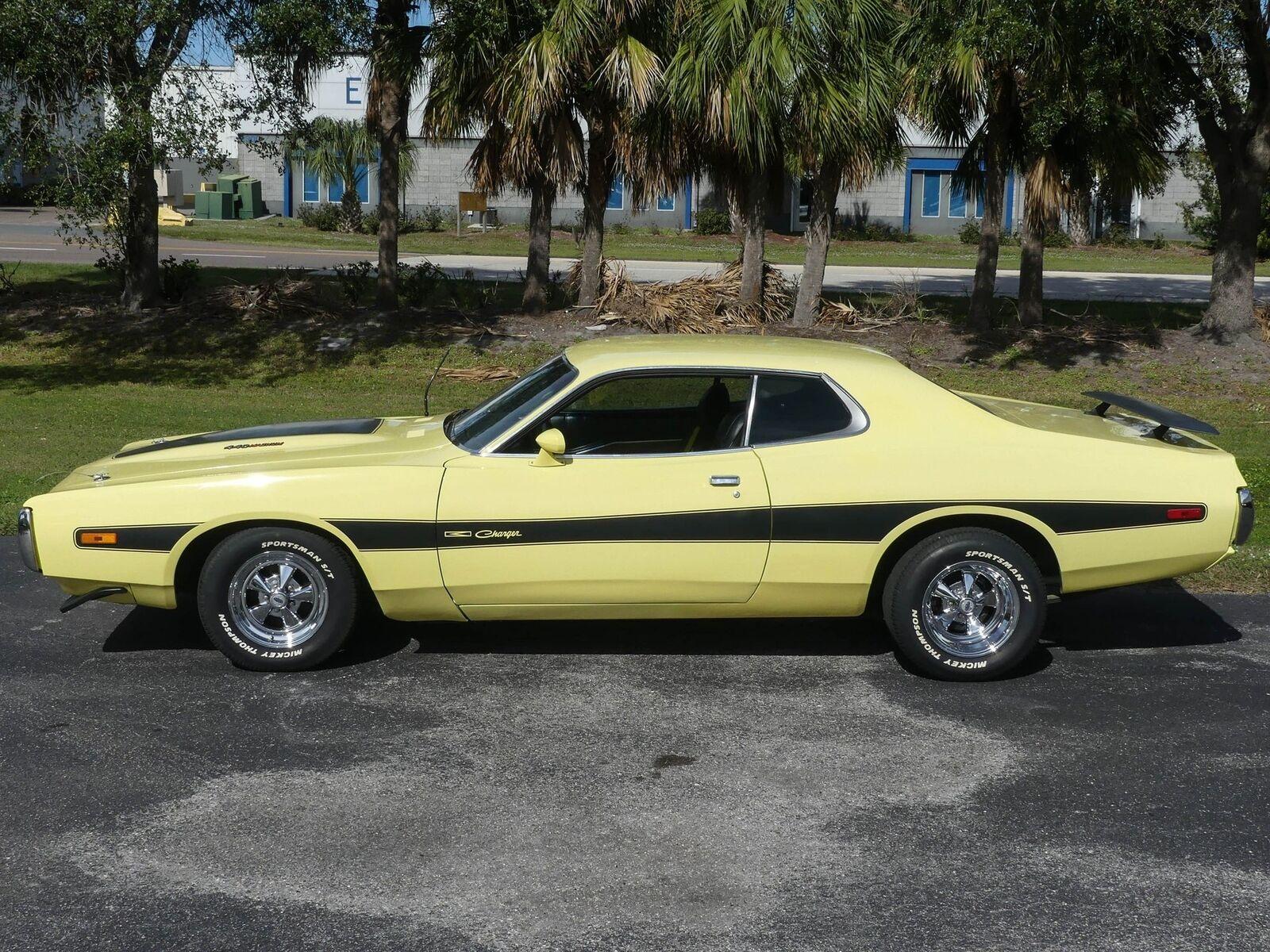 1973 dodge charger rallye 440 magnum v8 engine