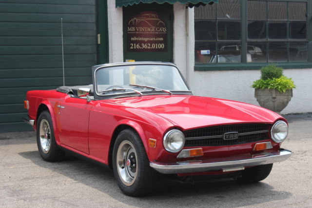 1969 triumph tr6 pi roadster
