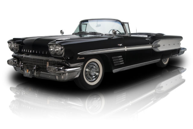 restored bonneville convertible 389 tri-power v8 ps pb leather