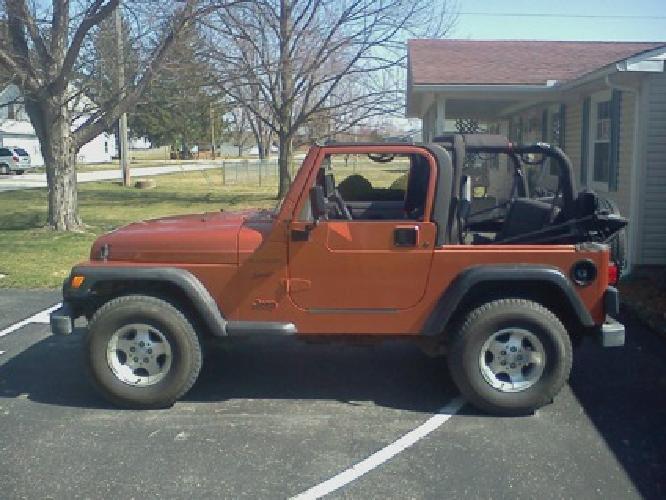 obo 2002 jeep wrangler in fairmount, in