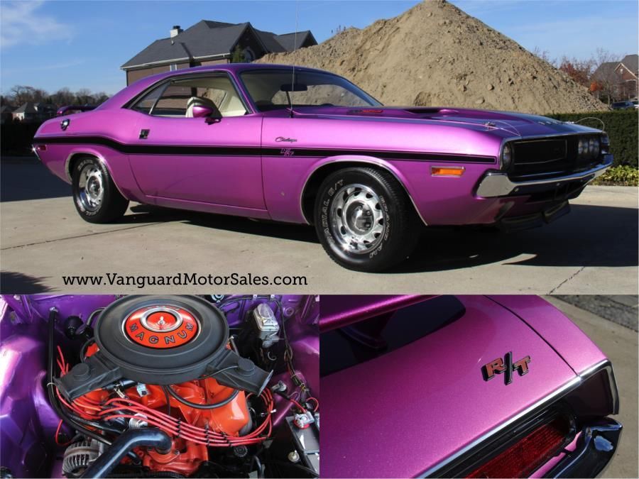1970 dodge challenger restored purple 383 wow gorgeous