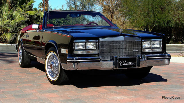 1985 cadillac eldorado biarritz convertible super low 30k miles! no reserve!!