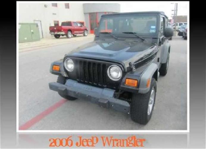 used 2006 jeep wrangler x 4x4 suv, 78,585 miles in killeen, tx