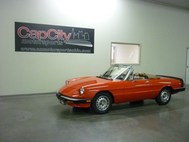1985 alfa romeo spider graduate 79k miles! red!