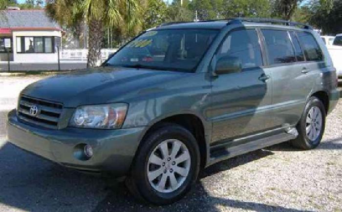 used 2005 toyota highlander suv, 84,000 miles in gainesville, fl
