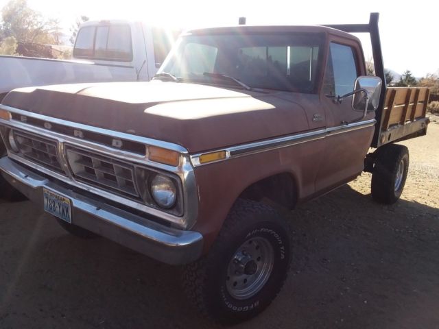1977 ford f-150 / manual 4wd pickup truck 351 m" 4lift
