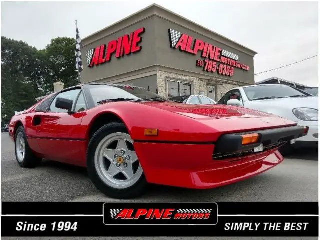 1982 ferrari 308 gtsi targa 18875 miles red 2 door coupe 8 cylinder engine manua