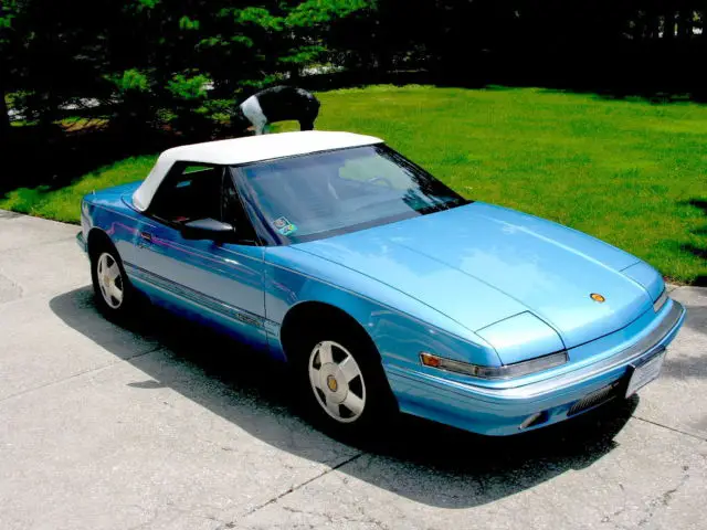 1990 buick reatta convertible low miles bca show winner maui blue