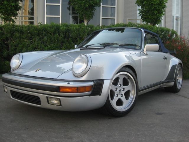 1989 porsche 911 turbo carrera convertible ruf btr