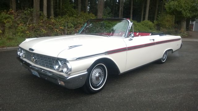 1962 ford galaxie 500 sunliner convertible 352 automatic