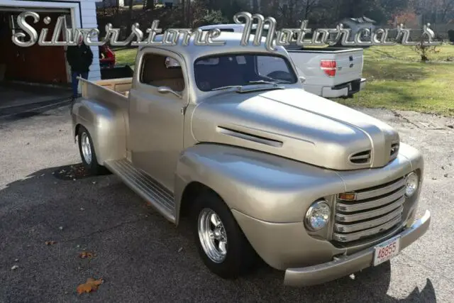1948 champagne restored pickup 350cid great driver multiple awards