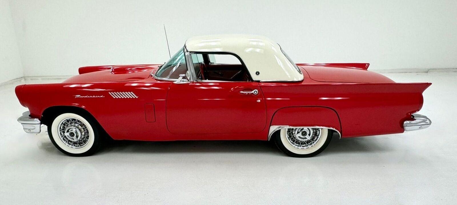 1957 ford thunderbird roadster 292ci v8 4bbl original engine