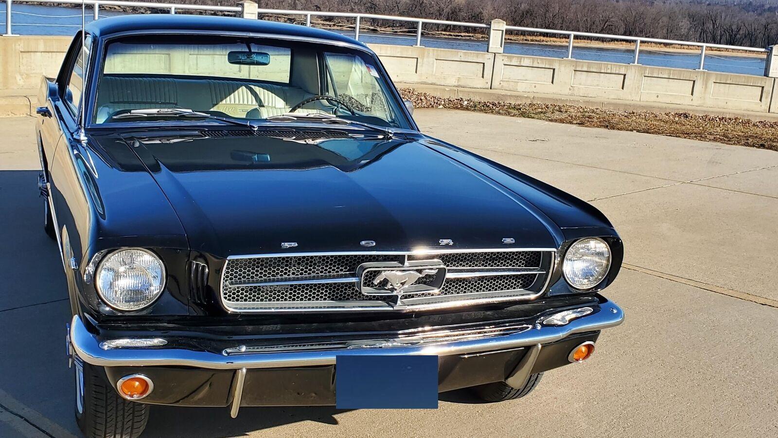 1965 ford mustang very nice jet black coupe 289 v8