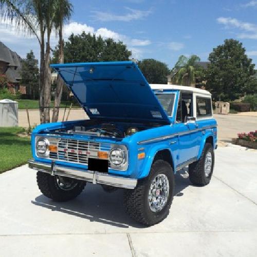 1974 ford bronco 4x4 - restored classic - beautifully restored/updated bronco in cypress, ca