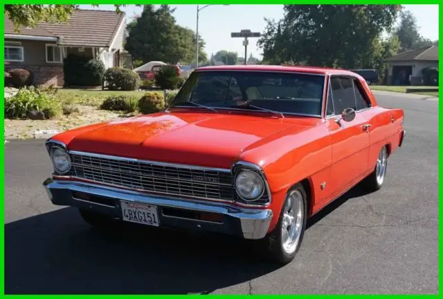 restored 1967 chevy nova sport coupe 327/700r posi ps 4wdb ac 66 streetrod