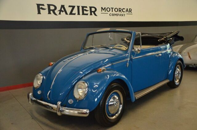 restored 1966 beetle convertible with documents