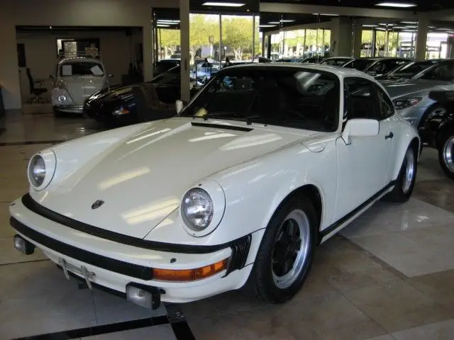 1983 porsche 911sc coupe chiffon white
