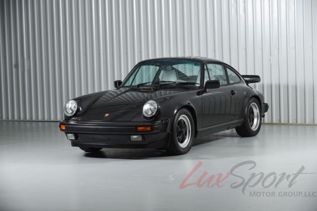 1989 porsche 911 anniversary edition coupe rare satin black/gray 72k 1 of 60
