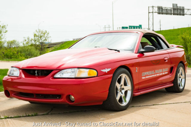 1994 ford mustang svt cobra red