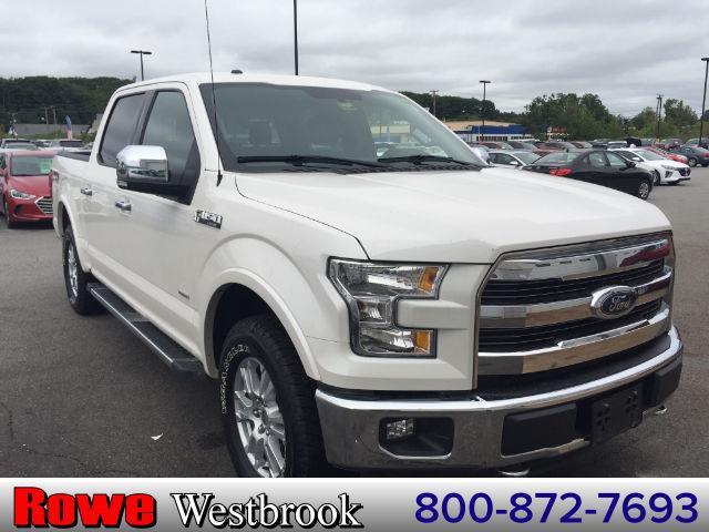 2015 ford f-150 lariat 4x4 lariat 4dr supercrew 5.5 ft. sb for sale in westbrook, maine