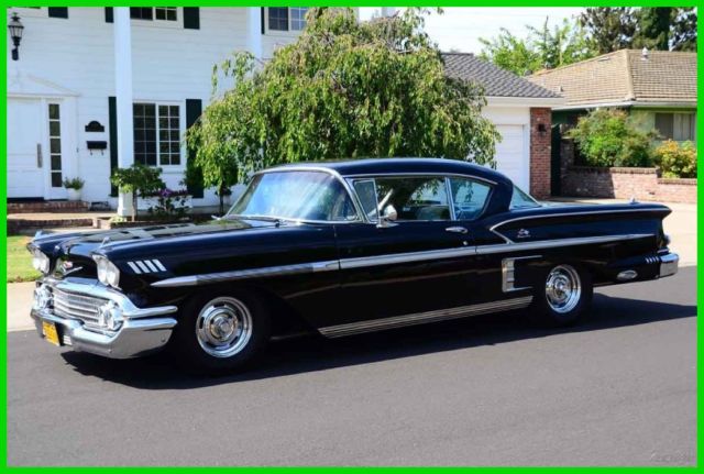 restored 1958 chevy impala 348/350 tri power ps vintage ac california built