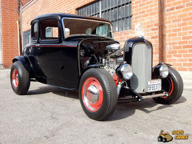 1932 ford 5w rumble seat coupe henry steel hopped up flathead v8 retro rod