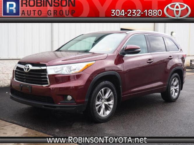 2015 toyota highlander xle awd xle 4dr suv for sale in triadelphia, west virginia