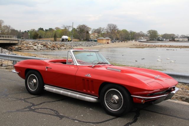 1966 chevrolet corvette "427cid/425hp, correct at all date codes and numbers!!!"