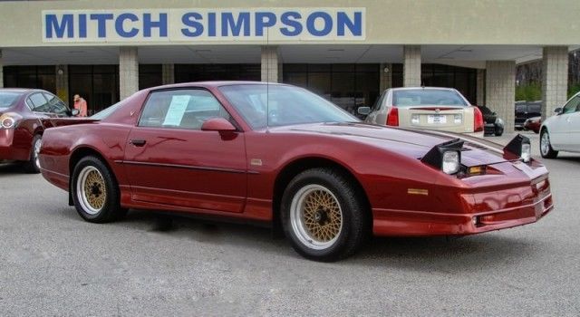 1987 pontiac gta trans am coupe hardtop 6 speed only 30k original miles
