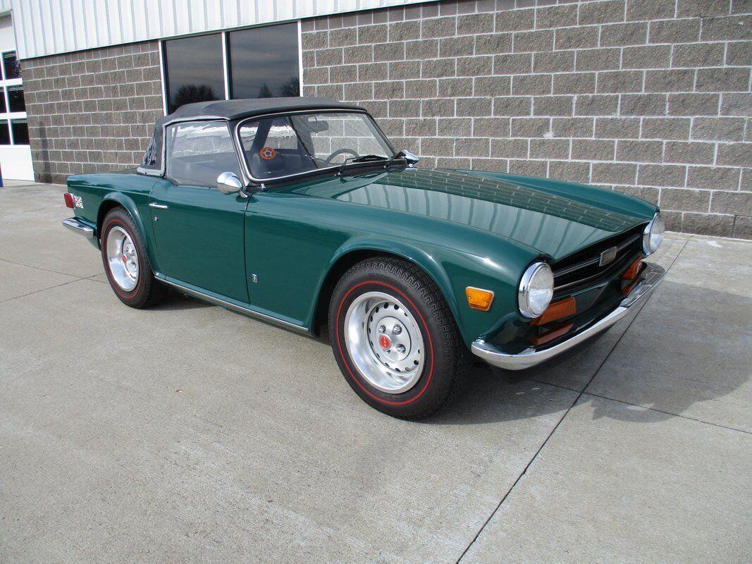 1973 triumph tr 6 stunning british racing green 46417 miles