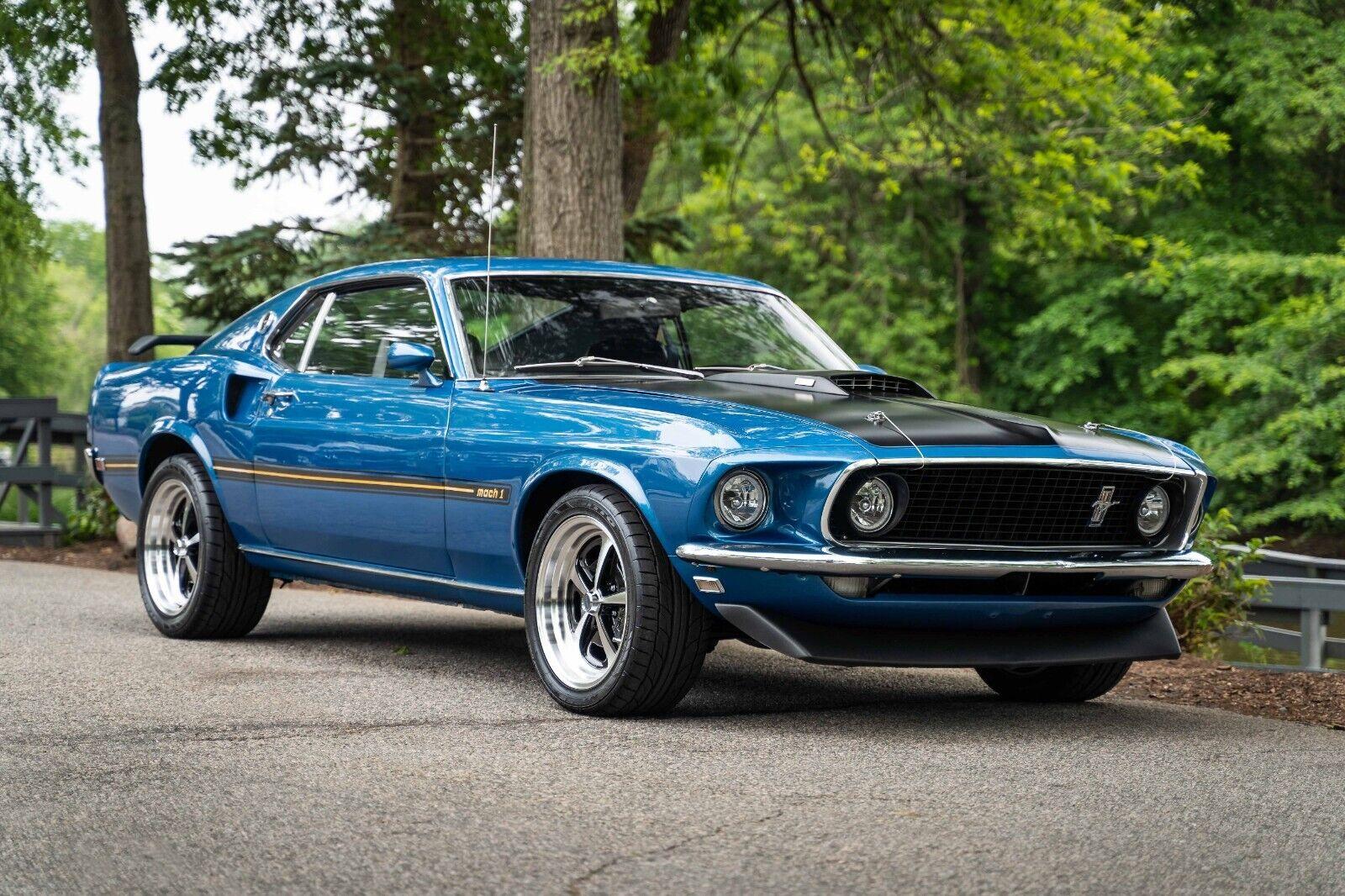 1969 ford mustang mach-1 fastback 390ci-4v v8