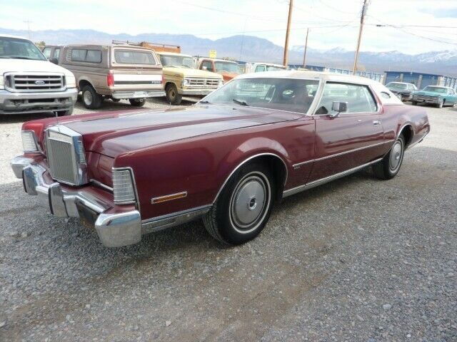 1973 lincoln mark 85000 miles leather very nice old car all power options xint !
