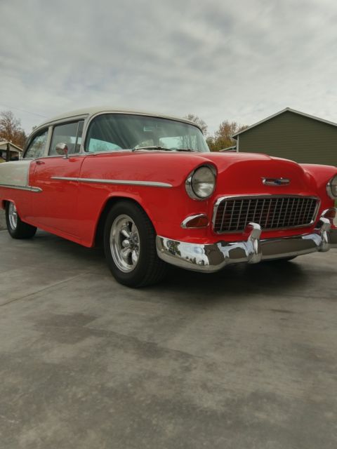 1955 chevrolet belair 2 door post